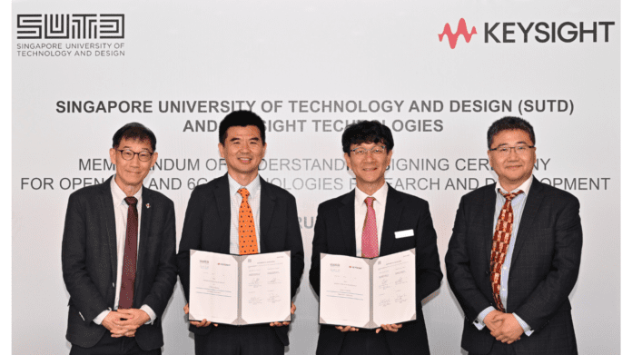 Keysight and SUTD to Collaborate on Open RAN and 6G Technology