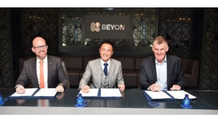 Christian Rasmussen, CEO Beyon Connect, Marvin Tan, Executive Director ADERA Global, Chris Hogg, CEO Cumulo 9