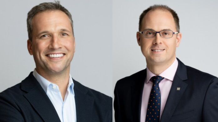 Colin Simpson, CFO, Manulife(Left) and Phil Witherington(Right), President and Chief Executive Officer (CEO) of Manulife Asia
