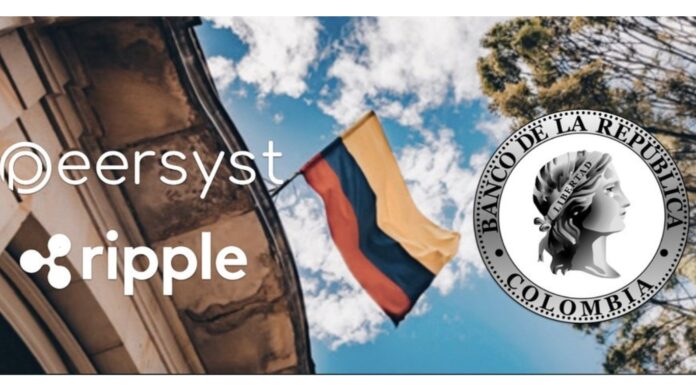 Ripple and Peersyst Partner with Colombia’s Banco de la República in Advancing the Implementation and Utilization of Blockchain Technology