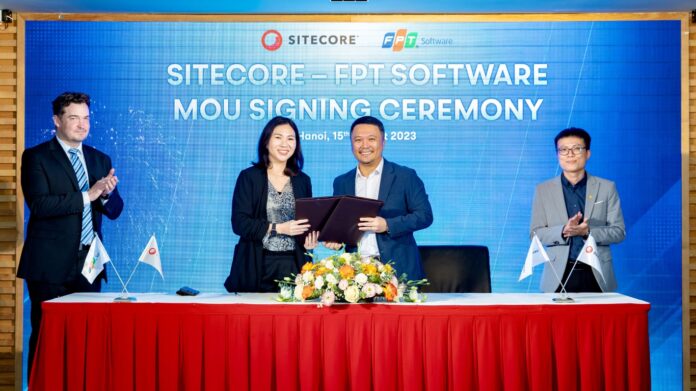 FPT Software and Sitecore inked a memorandum of understanding (MOU) on August 15 in Hanoi, Vietnam