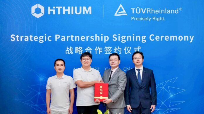HiTHIUM and TÜV Rheinland Enter Into Strategic Partnership to Promote Green and Low-carbon Energy Transition
