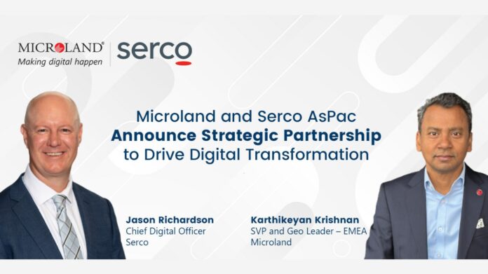 Microland and Serco AsPac Announce Strategic Partnership to Drive Digital Transformation