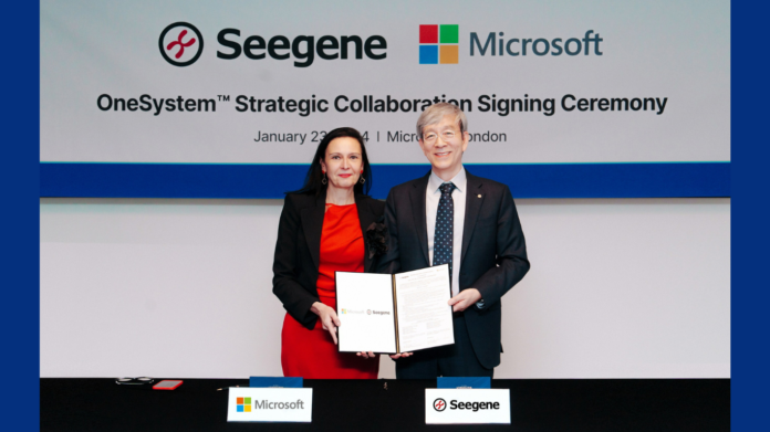 Seegene Announces Collaboration with Microsoft to Realize 'a World Free from All Diseases' 
