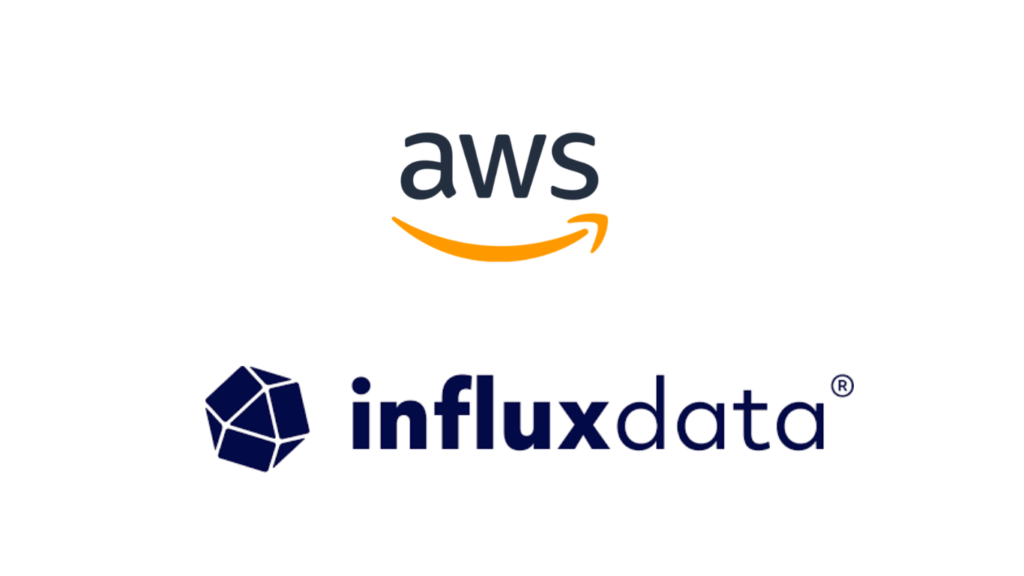 AWS and Influxdata logo