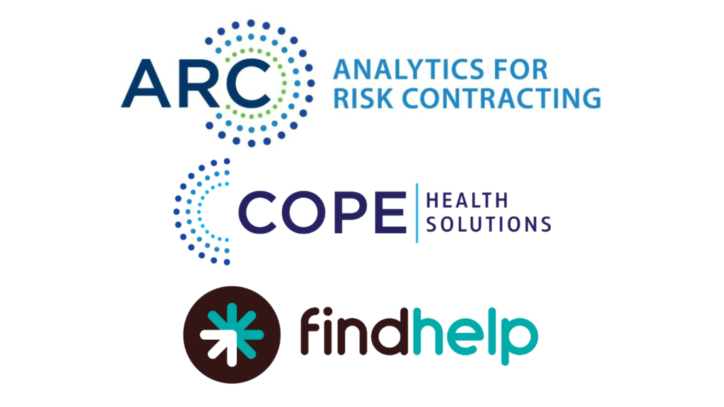 COPE Health Solutions, Analytics for Risk Contracting Platform,and Findhelp