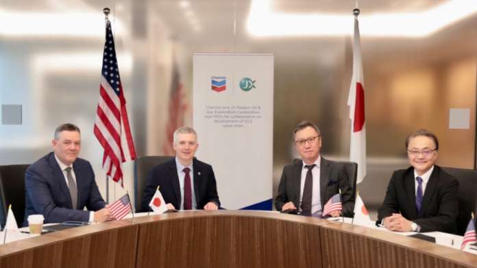 Chevron and JX Sign MOU for Collaboration on Development of CCS Value Chain