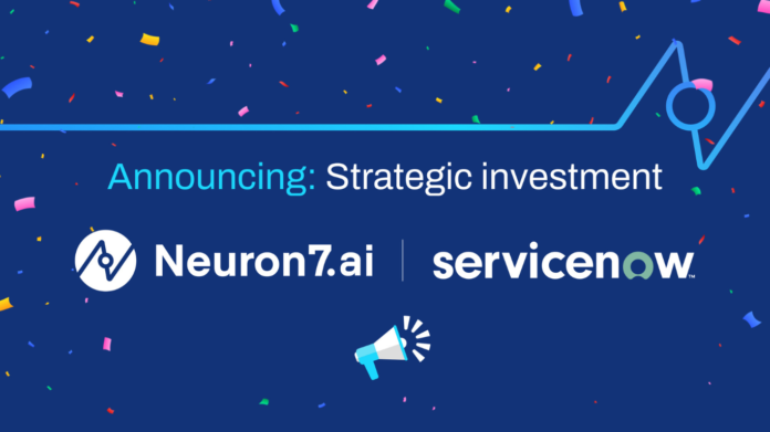 Neuron7.ai Announces Strategic Investment from ServiceNow Ventures and Debuts Resolution Intelligence on ServiceNow Store