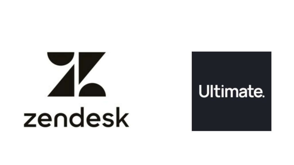 Zendesk and Ultimate. logo