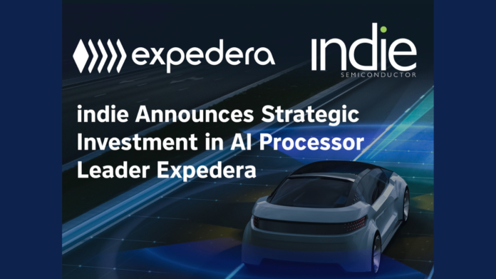 indie Semiconductor Announces Strategic Investment in AI Processor Leader Expedera