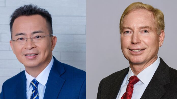 L-R Frank Vo, Co-Founder, President and CEO of Verda Healthcare, Lawrence Wedekind, Founder and CEO of IntegraNet Health.