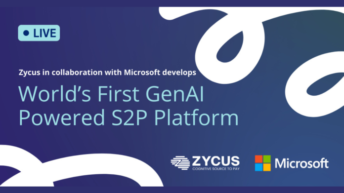 Zycus launched world's first Generative AI powered S2P platform in collaboration with Microsoft